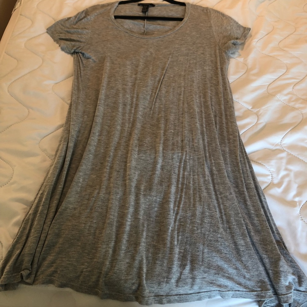 Grey T-shirt dress